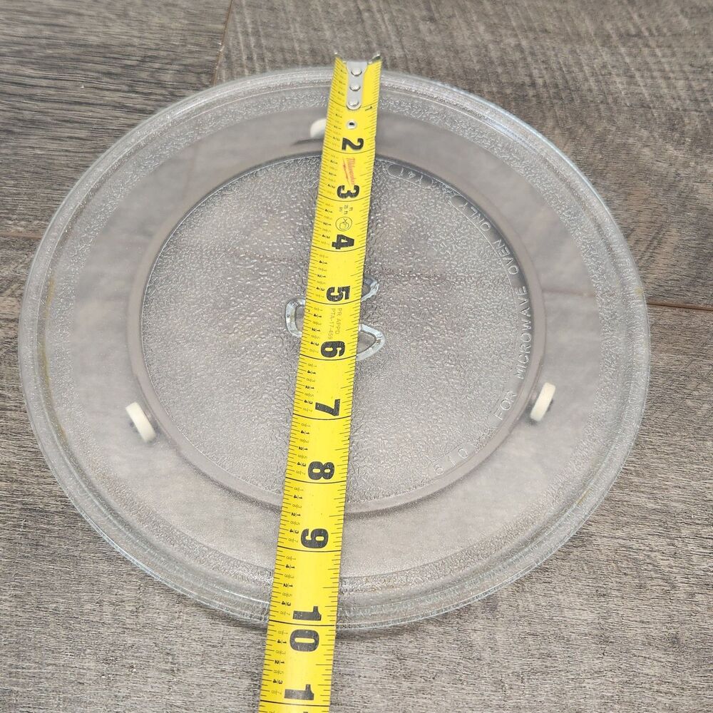 610 Microwave Oven Replacement 10” Turntable Plate With Ring - Picture 2 of 5